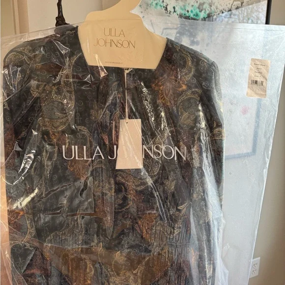 Ulla Johnson Paisley Long Sleeve Dress - Picture 13 of 15